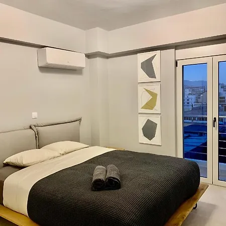Fab New Flat In W/ Acropolis Views